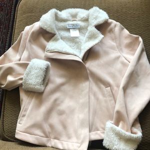 Chasing Fireflies Girls Sherpa Moto jacket